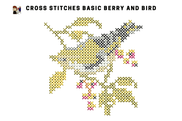 Embroidery Design Review: Cross Stitch Basic Berry and Bird
