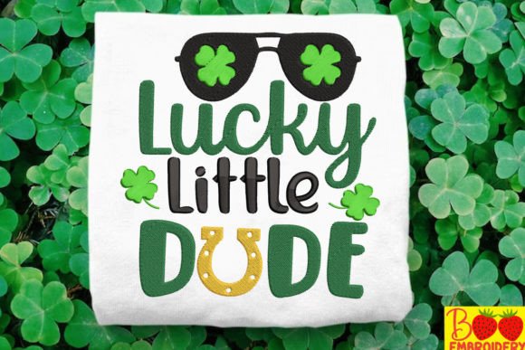 Lucky Little Dude Embroidery Design