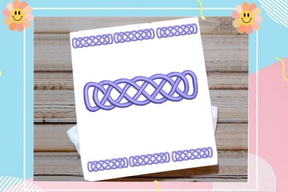 Rope Border Embroidery Design