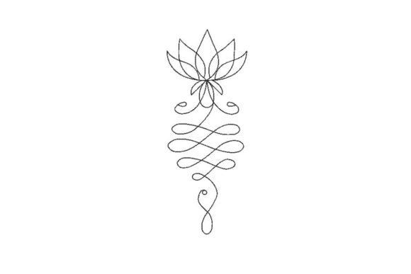 The Lotus: A Versatile Embroidery Design